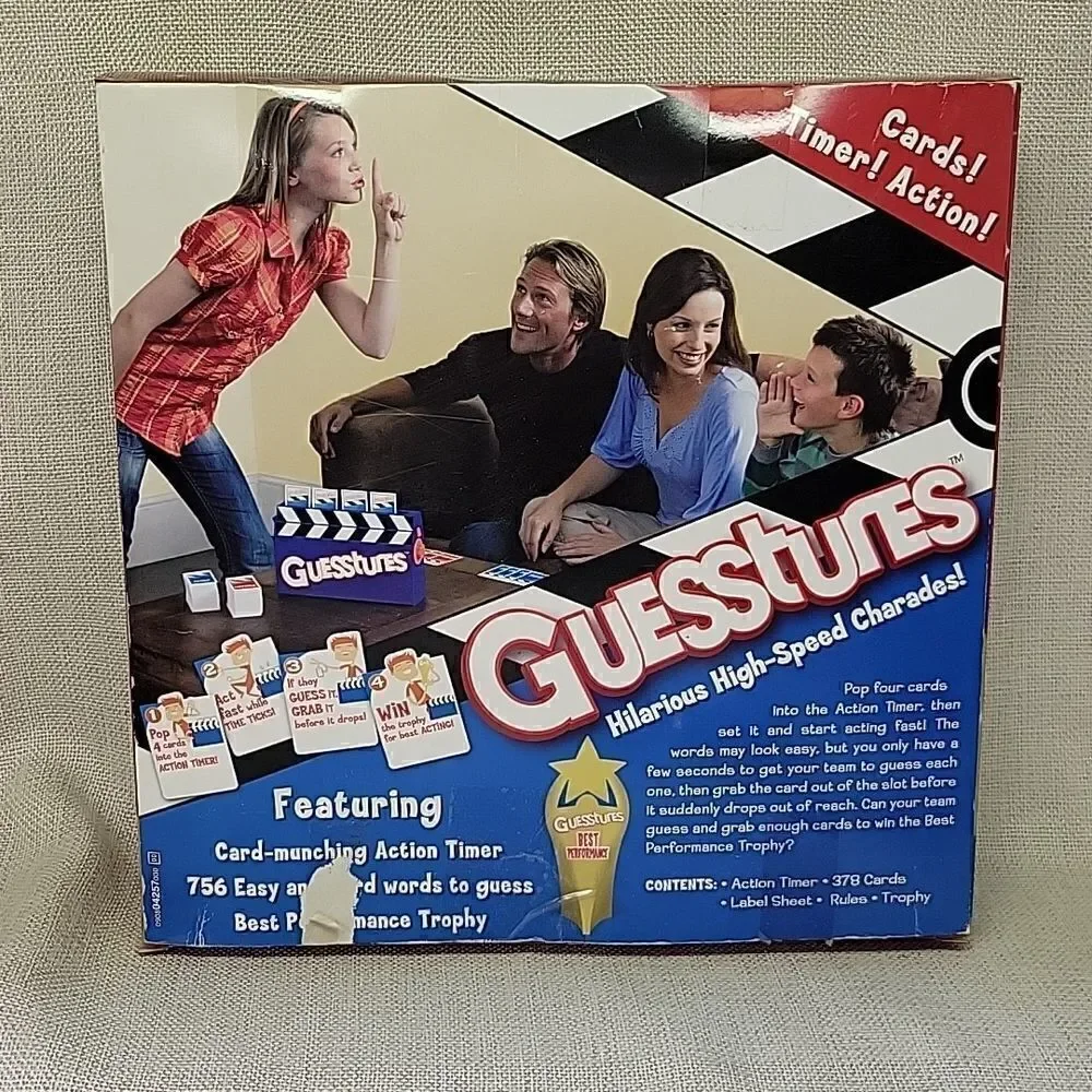 ‎Guesstures Hilarious High-Speed Charades GameFamily Complete 2008